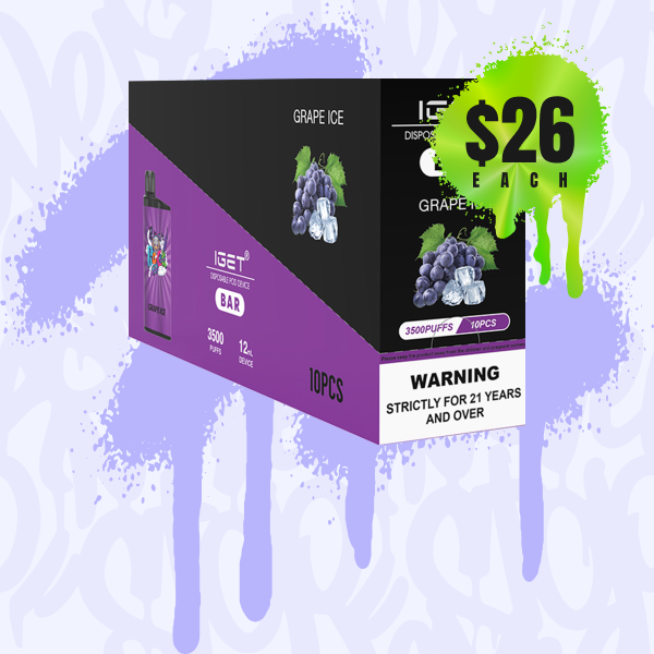 IGET Bar Bulk 10 Packs