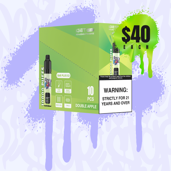 IGET Bar Plus S3 Kit Bulk 10 Packs