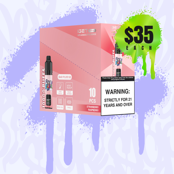 IGET Bar Plus S3 Kit Wholesale 30 Packs