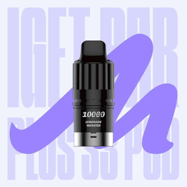 IGET Bar Plus S3 Pod Lemonade Monster